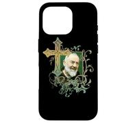 San Padre Pío Cruz de oración Católicos Santos Santos Vintage Carcasa para iPhone 16 Pro
