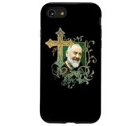 San Padre Pío Cruz de oración Católicos Santos Santos Vintage Carcasa para iPhone SE (2020) / 7/8