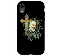 San Padre Pío Cruz de oración Católicos Santos Santos Vintage Carcasa para iPhone XR