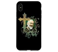 San Padre Pío Cruz de oración Católicos Santos Santos Vintage Carcasa para iPhone XS MAX