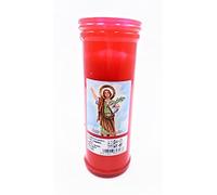 San pancracio . Vela roja de la Iglesia Vela Religiosa Jesús Cristo Cristiano . Dios . visitas a la Iglesia Funeral Pascua de Resurrección Navidad