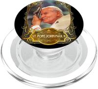 San Papa Juan Pablo II Cruz Católica San Polaco PopSockets PopGrip para MagSafe