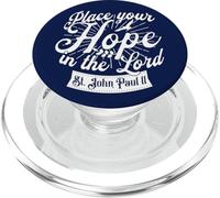 San Papa Juan Pablo II Tu Esperanza en el Señor Santo Católico PopSockets PopGrip para MagSafe
