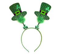 HENBRANDT San Patricio Día Irish Shamrock Wiggly Mini Top Hat Headband