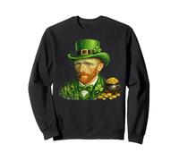 San Patricio Día Van Gogh Autorretrato Arte Fino Pintura Sudadera