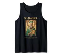 San Patricio Oración Católica Romana Cristo Conmigo Camiseta sin Mangas