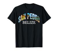 San Pedro Belice City Fotografía Vacaciones Viaje Recuerdo Camiseta