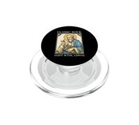 San Pedro Rock Clásico Vibra Católica Petros sobre Esta Roca PopSockets PopGrip para MagSafe