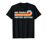 SAN PEDRO Surname Retro Vintage 80s 90s Birthday Reunion Camiseta