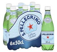 San Pelegrino - Agua mineral natural con gas, 6 botellas