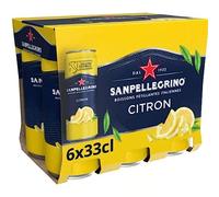 SAN PELLEGRINO Bebidas petillantes Limonata - Pack de 6 x 33 cl