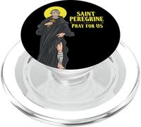San Peregrino Patrono de Pacientes Cáncer Santo Católico PopSockets PopGrip para MagSafe