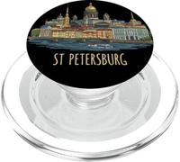 San Petersburgo Rusia Viaje Souvenir City Monumento Regalo PopSockets PopGrip para MagSafe
