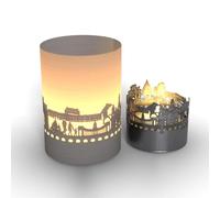 San Petersburgo Skyline Tube Tealight Shadow Game - Proyección fascinante de edificios rusos y monumentos para los amantes de las ciudades y los viajes