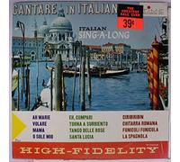 SAN REMO SINGERS - [LP Record] Cantare in Italiano - Italian Sing A Long