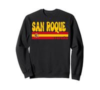 San Roque Ciudad España Vintage Estética Vacaciones de Verano Sudadera