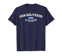 San Salvador El Salvador Camiseta, Hombre, Azul Marino, S