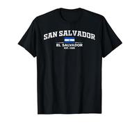 San Salvador El Salvador Camiseta, Hombre, Negro, S