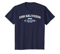 San Salvador El Salvador Camiseta, Niños, Azul Marino, 3 años