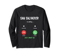San Salvador está Llamando y Debo IR a El Salvador de Viaje Manga Larga