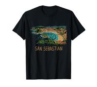 San Sebastián España Viaje Souvenir Ciudad Histórica Regalo Camiseta