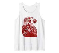 San Valentín Águila Calva con Corazón Gafas de Sol Animal Camiseta sin Mangas