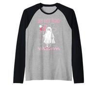 San Valentín Be My Boo Ghost Camiseta Manga Raglan