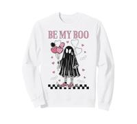 San Valentín Be My Boo Ghost Sudadera