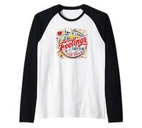 San Valentín Gracioso Amor Oscuro Humor Si Tuviera Sentimientos Camiseta Manga Raglan