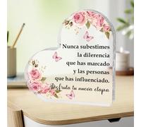 San Valentin Regalos Mujer Regalo Inspiración Placa Acrilico Amor Regalos Originales Para Mujer Regalos Motivación Regalo Para Amigas Regalos Jubilacion Regalos Amiga Invisible Regalos Navidad