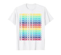 San Vicente y Las Granadinas Colorido Camiseta