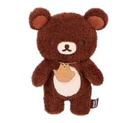 San-X Original Rilakkuma Floral Tea Time Plush - Té negro Rilakkuma de 8 pulgadas