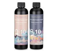 SANAAA Resina de Poliuretano 640 g, Resina de Colada de 2 componentes, curado rápido en 10 Minutos, Ideal para moldear Modelos, prototipos y Otras Manualidades con Resina.