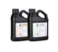 SANAAA Silicona Líquida Goma de silicona para moldes,1:1 10A Silicona para Moldes Caucho Silicona para Moldes de Resina DIY, Fundición, Manualidades, Molde de jabón (1100g)