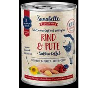 Sanabelle 380gx6 Lata de Carne y Pavo