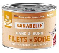 Sanabelle Alimento húmedo Pote Gourmet con Ganso y Pollo | 6 x 180 g | 1.08 kg