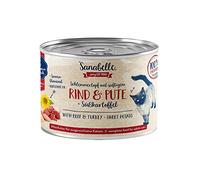Sanabelle Con ternera y pavo | 6 x 180 g de comida húmeda para gatos