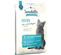 Sanabelle Dental | Comida seca para gatos adultos para la limpieza y el cuidado dental | 6 x 400 g