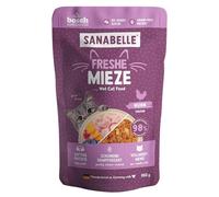 Sanabelle Freshe Mieze - Pollo | Bolsa de 100 g Totalmente reciclable | Comida húmeda al Vapor para Gatos | Comida para Gatos como recién cocinada | Una Marca de Alimentos para Mascotas Bosch