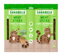 Sanabelle Meat Sticks - Palitos de Cordero y Hierba gatera (16 x 35 g)