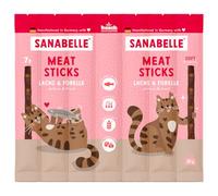 Sanabelle Meat Sticks Salmon & Trucha 16x35g