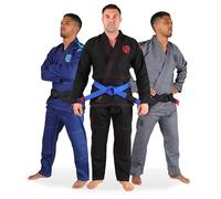 Sanabul essentials ultra light jjb v.2 jiu jitsu gi con tela preencogida (negro, a0)