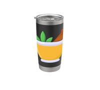 Sanación ayurvédica con Ayurveda Dosha Vaso térmico de acero inoxidable de doble pared