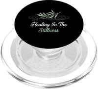 Sanación en la quietud Meditación Espiritual Cristiana PopSockets PopGrip para MagSafe