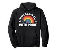 Sanación Humana Diaria con Pride Doctor Rainbow Medical Sudadera con Capucha