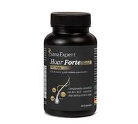 SanaExpert® Haar Forte Gold Pro Man | Suplemento Capilar Vegano para Hombre con Biotina, Mijo de Perla y Comino Negro para el Mantenimiento del Cabello - 60 Cápsulas - Fabricado en Alemania
