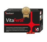 SanaExpert VitaFertil - Complemento Nutricional para Hombres - Con L-arginina, Zinc y Vitaminas Esenciales - 60 Cápsulas - Fabricado en Alemania