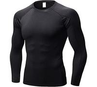 SANANG Herren Athletic Quick Dry Compression Base Layer Underlayer Top Langarm T-Shirt 1059