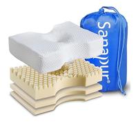 Sanapur Original Pillow 4.0 - Med Version - Orthopaedic Side Sleeper Pillow Made in Germany with visco Foam/Soft Foam