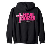 Sanar el cáncer con Dios Nada es Imposible Fe Cristiana Sudadera con Capucha